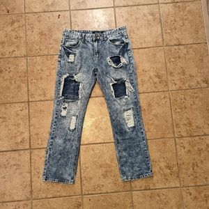 straight leg jeans